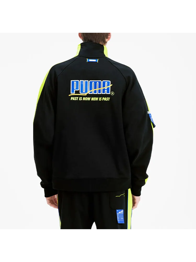 Куртка PUMA x ADER ERROR Unisex Printing Stand-up Collar Jacket Black — изображение 5 из 5, черный