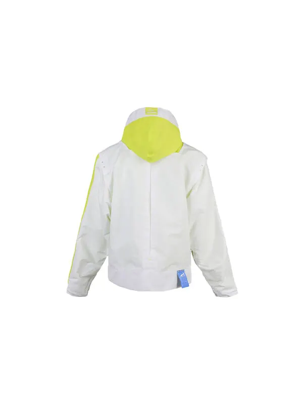 Толстовка x ader error hoodie 'white yellow black' Puma — изображение 2 из 4, белый/желтый/черный