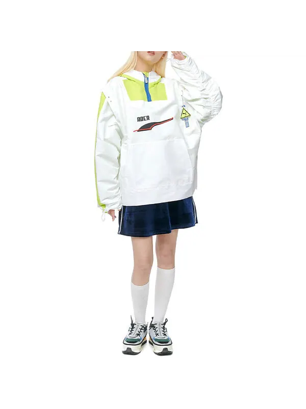 Толстовка x ader error hoodie 'white yellow black' Puma — изображение 4 из 4, белый/желтый/черный