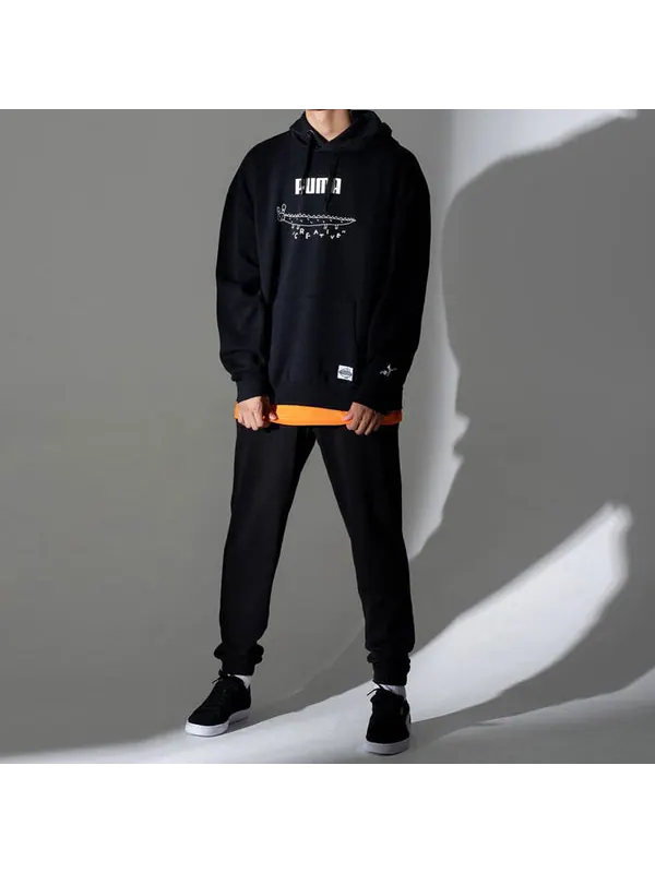 Толстовка x tyakasha crossover series black Puma — изображение 3 из 4, черный