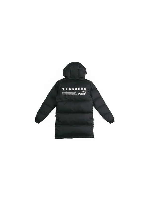 Куртка x tyakasha down parka 'black white' Puma — изображение 2 из 2, черный/белый