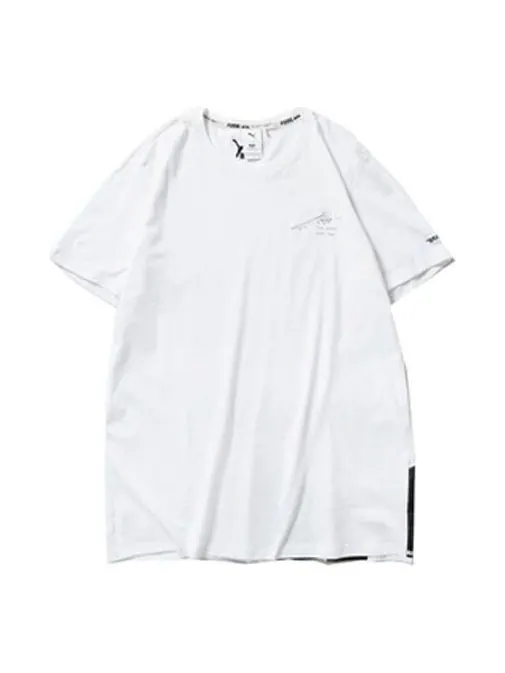 Футболка x tyakasha crossover short sleeve couple style white Puma — изображение 1 из 2, белый