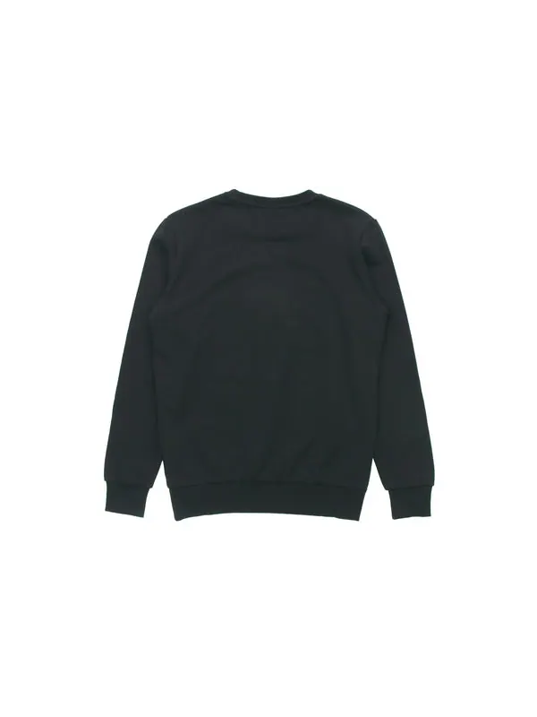 Свитер classics logo sweater 'black yellow' Puma — изображение 2 из 2, черный/желтый