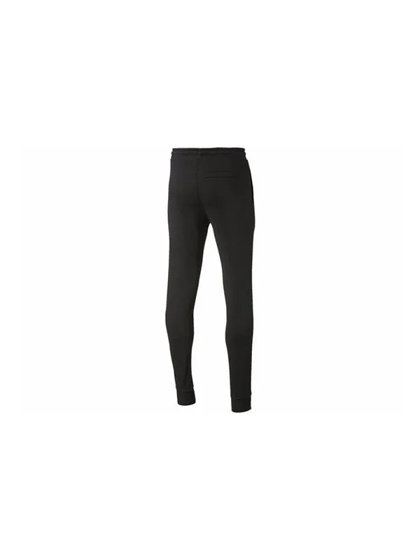Брюки regular track sweatpants 'black white' Puma — изображение 2 из 4, черный/белый