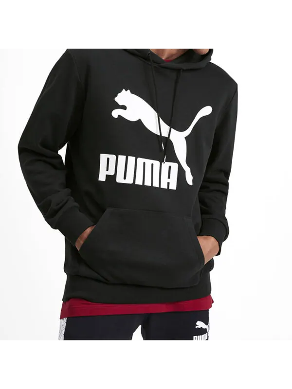 Толстовка classics logo black Puma — изображение 3 из 4, черный