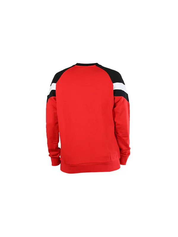 Толстовка sports round neck knit pullover black red Puma — изображение 2 из 3, красный