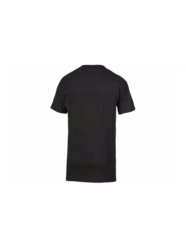 Футболка clothing t-shirt 'black white' Puma — изображение 2 из 4, черный/белый