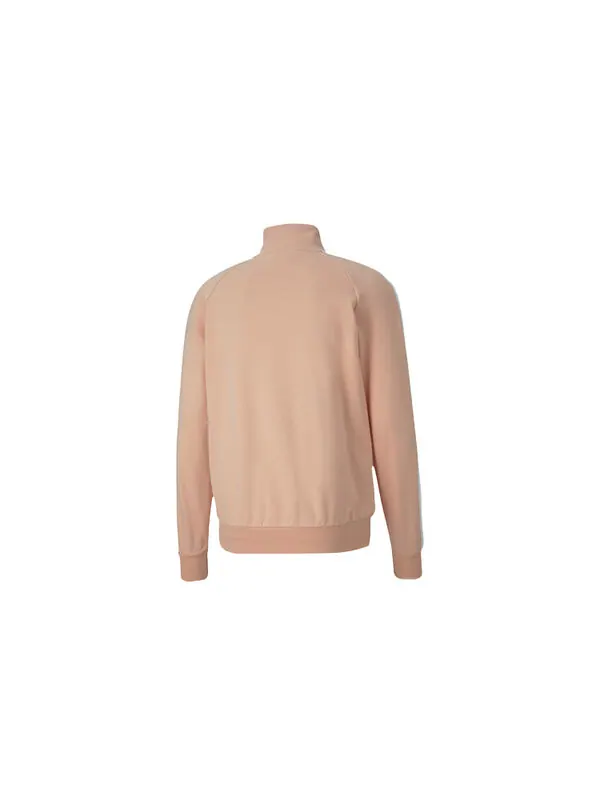 Куртка iconic minimalistic casual stand collar jacket pink red Puma — изображение 2 из 3, красный
