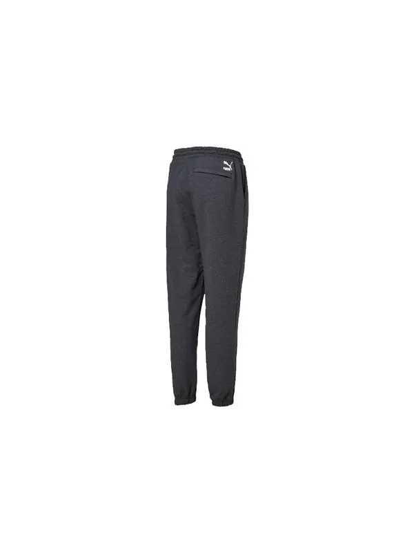 Брюки graphic casual sweatpants 'black blue' Puma — изображение 2 из 2, черный/синий