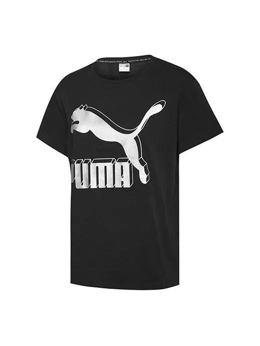 Футболка Puma Set In Sleeve Women's — изображение 1 из 5, черный