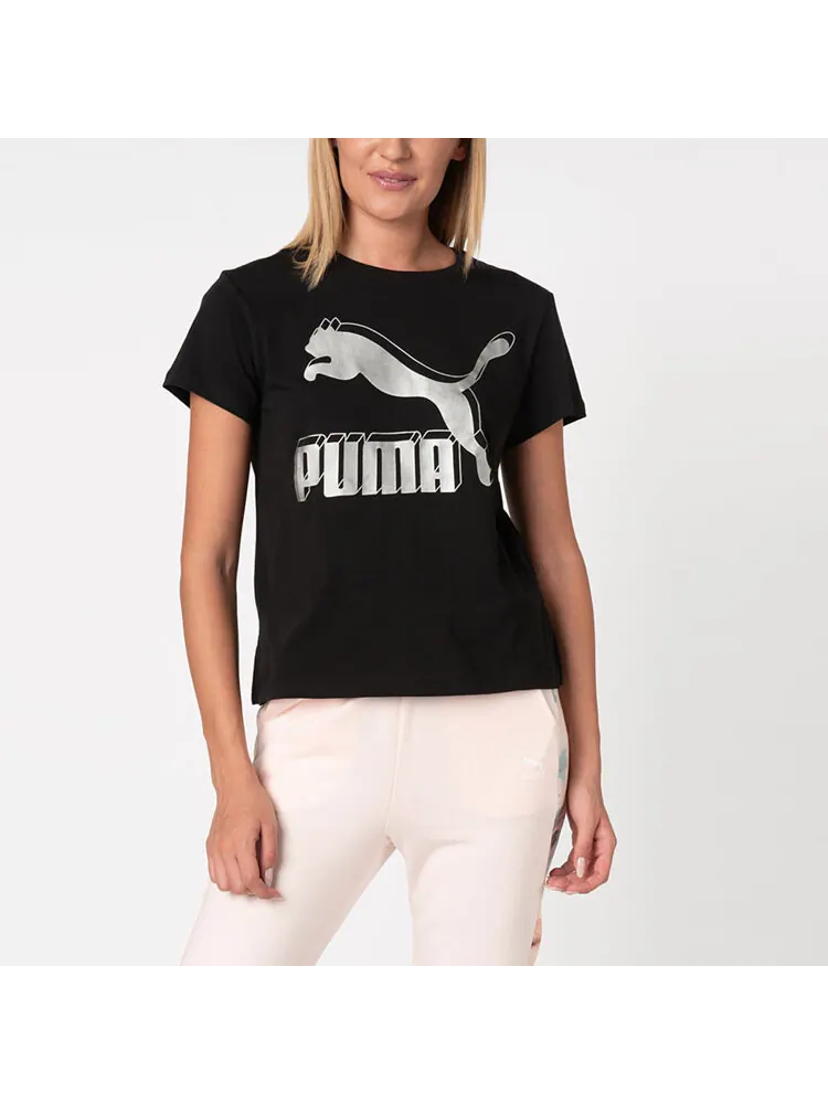 Футболка Puma Set In Sleeve Women's — изображение 3 из 5, черный