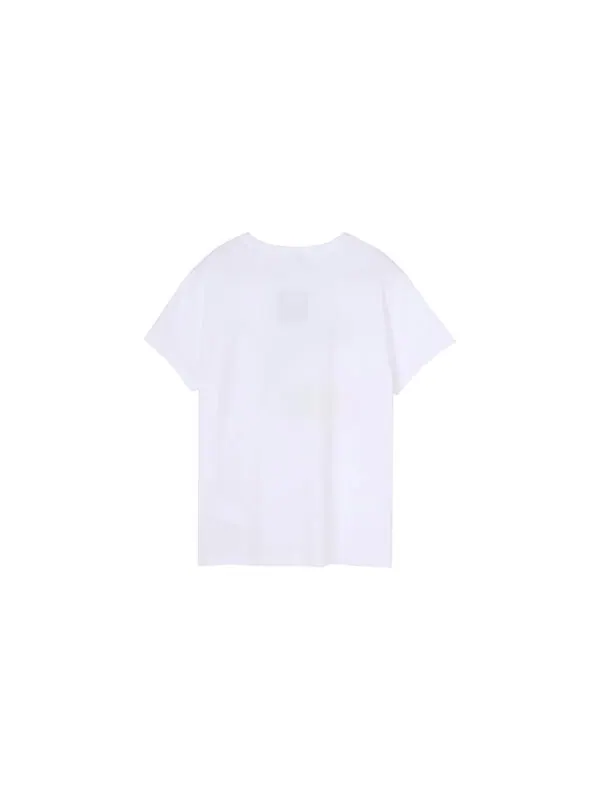 Футболка classics logo tee large logo round neck white Puma — изображение 2 из 2, белый