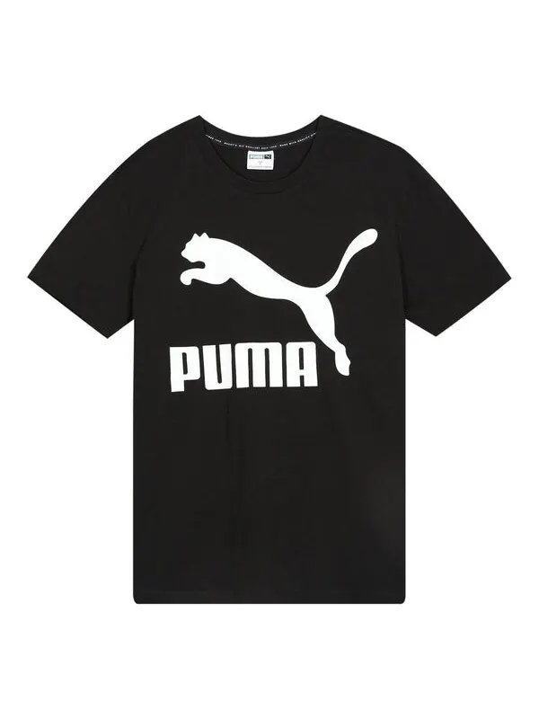 Футболка casual sports round neck breathable short sleeve black Puma — изображение 1 из 4, черный