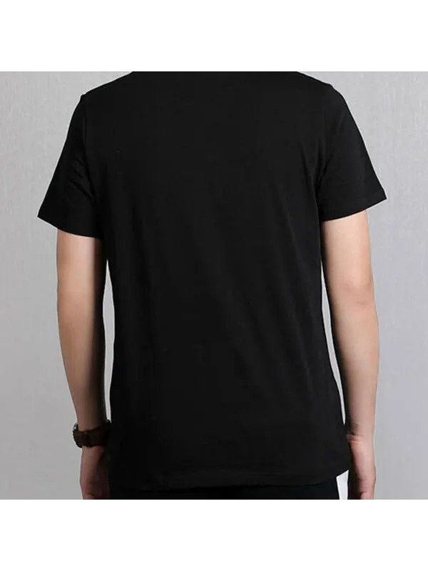 Футболка casual sports round neck breathable short sleeve black Puma — изображение 4 из 4, черный
