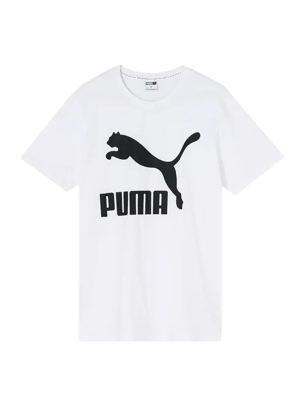Футболка casual sports round neck breathable short sleeve white Puma — изображение 1 из 2, белый