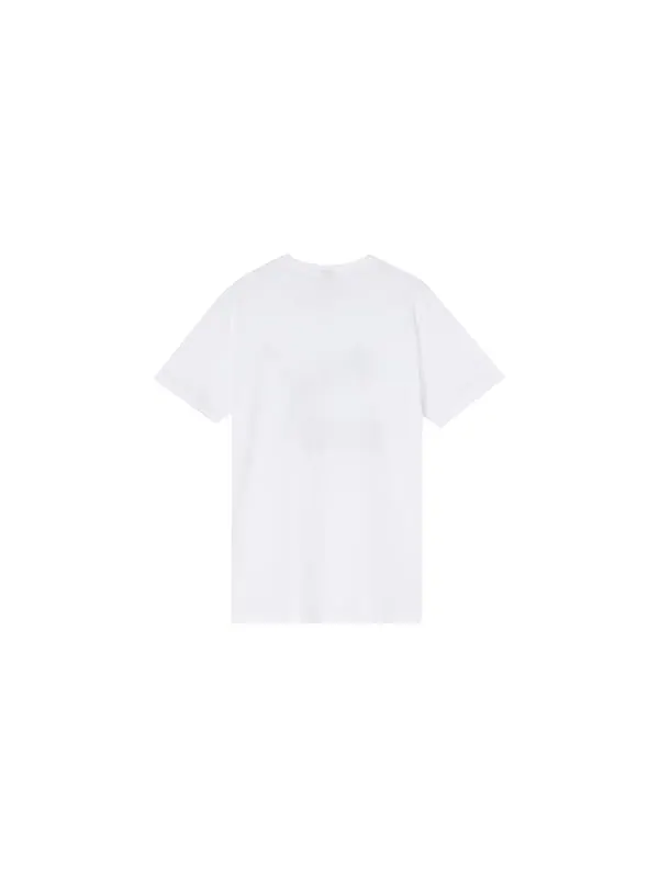 Футболка casual sports round neck breathable short sleeve white Puma — изображение 2 из 2, белый