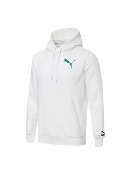 Толстовка logo printing casual sports pullover white Puma — изображение 1 из 2, белый