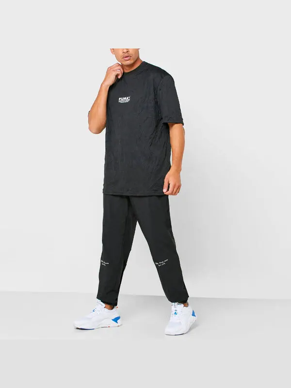 Брюки x randomevent woven pants 'black' Puma — изображение 3 из 4, черный