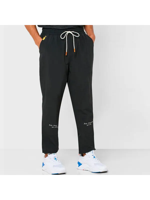Брюки x randomevent woven pants 'black' Puma — изображение 4 из 4, черный