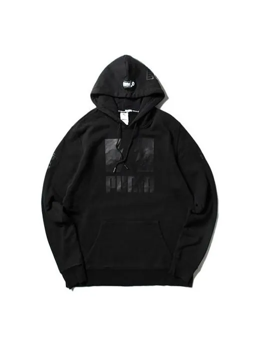 Толстовка x the hundreds small logo printing black Puma — изображение 1 из 4, черный