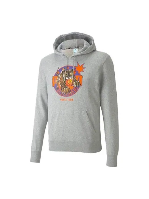 Толстовка xthe hundreds gray Puma — изображение 1 из 4, серый