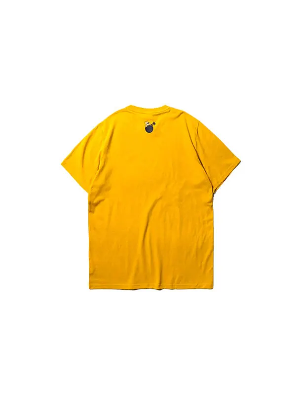 Футболка x the hundreds logo printed short sleeve tee gold Puma — изображение 2 из 3, золото