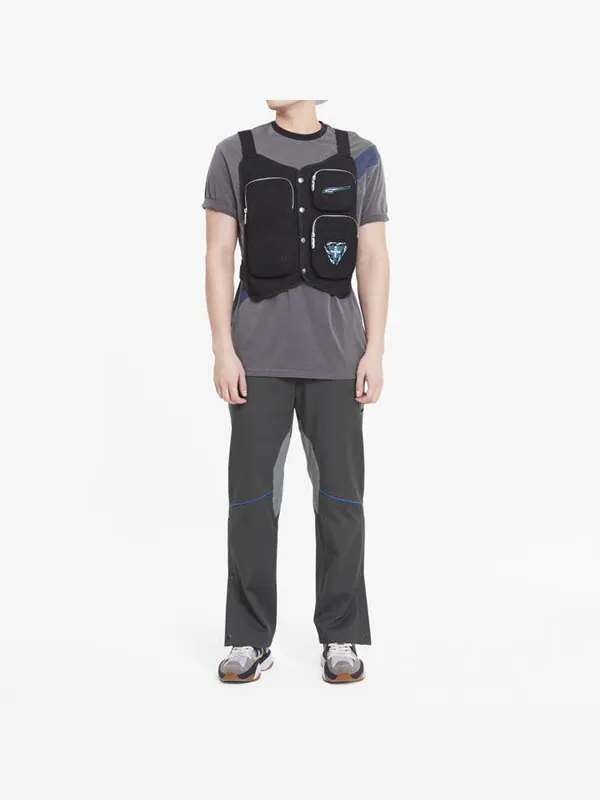 Брюки x rhude woven pants 'grey beige' Puma — 4