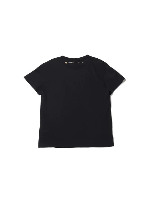 Футболка x charlotte crossover sp20 pattern round neck short sleeve black Puma — изображение 2 из 2, черный