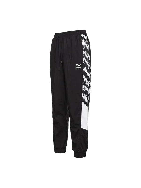 Брюки tailored for sport og ao track pants 'black white' Puma — изображение 1 из 3, черный/белый