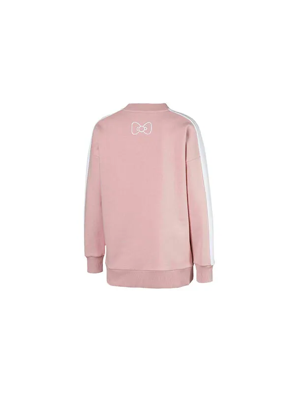 Свитер x hello kitty casualsport round neckknitting hoodie pinkred Puma — изображение 2 из 4, красный