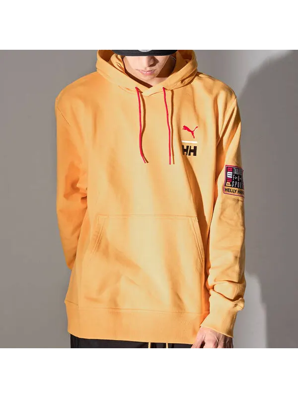 Толстовка men's x helly hansen crossover orange Puma — изображение 3 из 4, оранжевый