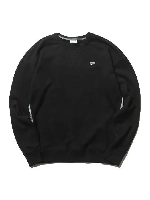 Толстовка downtown crew sweatshirt for black Puma — изображение 1 из 2, черный