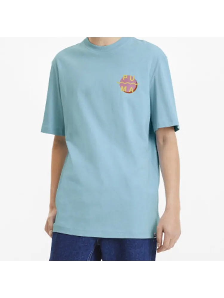 Футболка Puma Set-in Sleeve Men's — изображение 3 из 6, синий