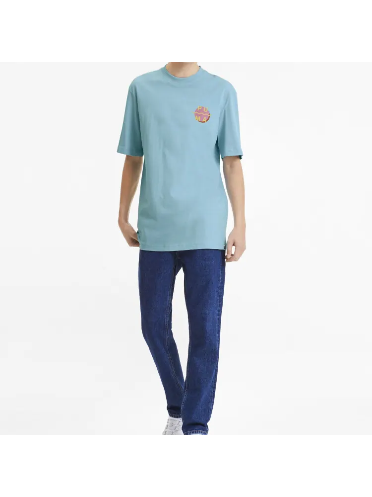 Футболка Puma Set-in Sleeve Men's — изображение 5 из 6, синий