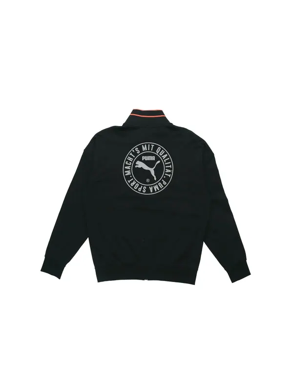 Толстовка tfs stand collar zipper casual sports black Puma — изображение 2 из 2, черный