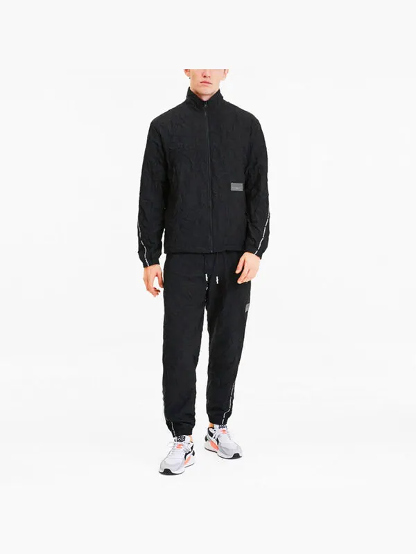 Куртка select avenir track jacket 'black white' Puma — изображение 3 из 4, черный/белый