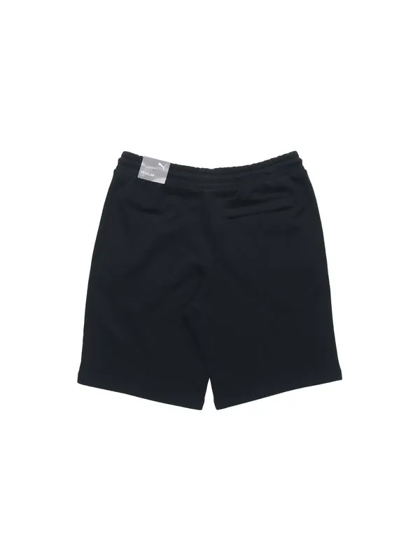 Шорты classics logo shorts 'black white' Puma — изображение 2 из 4, черный/белый