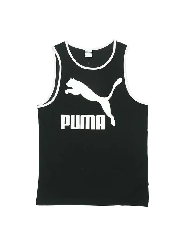 Жилет classics logo tank 'black white' Puma
