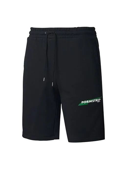 Шорты club shorts 'black white green' Puma — изображение 1 из 3, черный/белый/зеленый