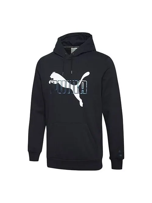 Толстовка large logo black Puma — изображение 1 из 2, черный