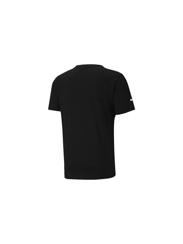 Футболка ferrari race big shieldtee+ printing short sleeve black Puma — изображение 2 из 3, черный