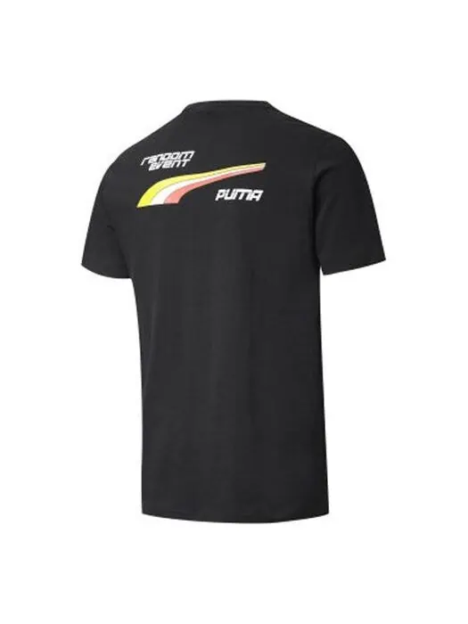 Футболка x randomevent tee 'black white red yellow' Puma — изображение 1 из 2