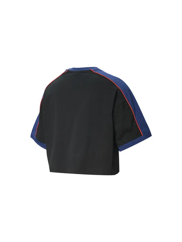 Футболка x rdet tee multicolor splicing round neck short sleeve black Puma — изображение 2 из 2, черный