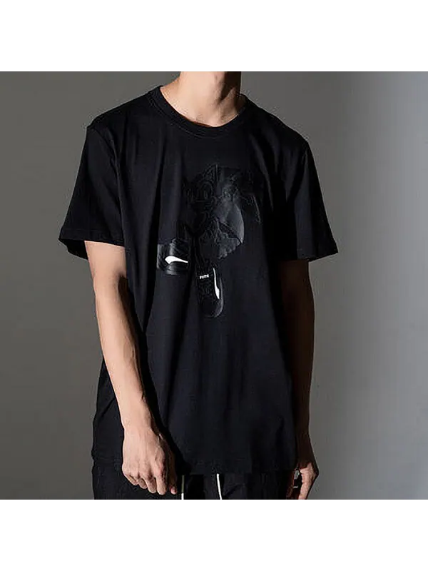 Футболка x sonic graphic printed short sleeve tee black Puma — изображение 3 из 4, черный