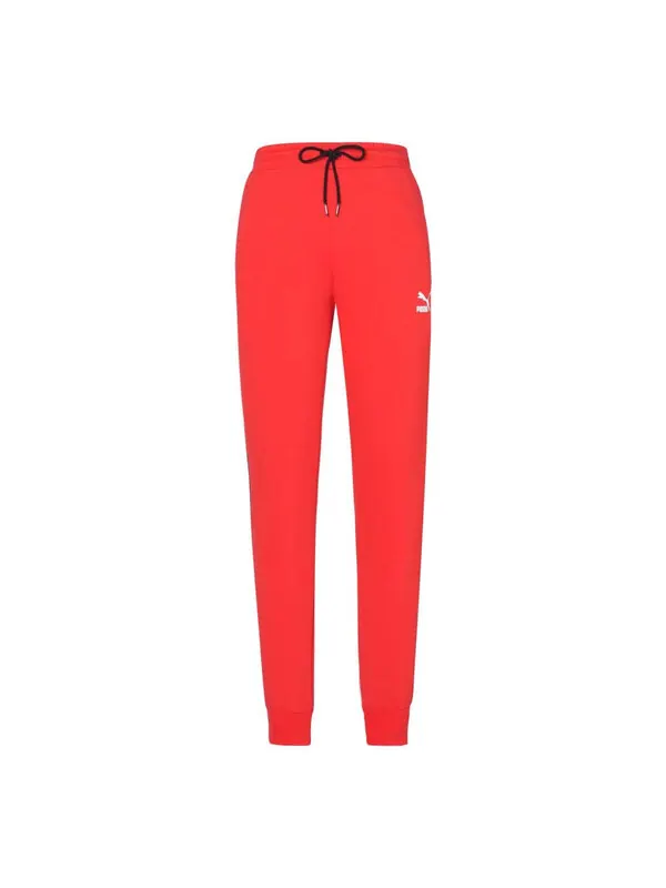 Брюки sport track pants 'red white' Puma — изображение 1 из 2, красный/белый