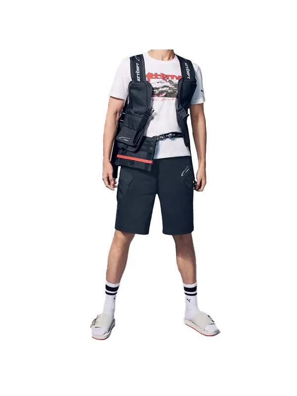 Шорты x attempt shorts 'black white' Puma — изображение 3 из 3, черный/белый
