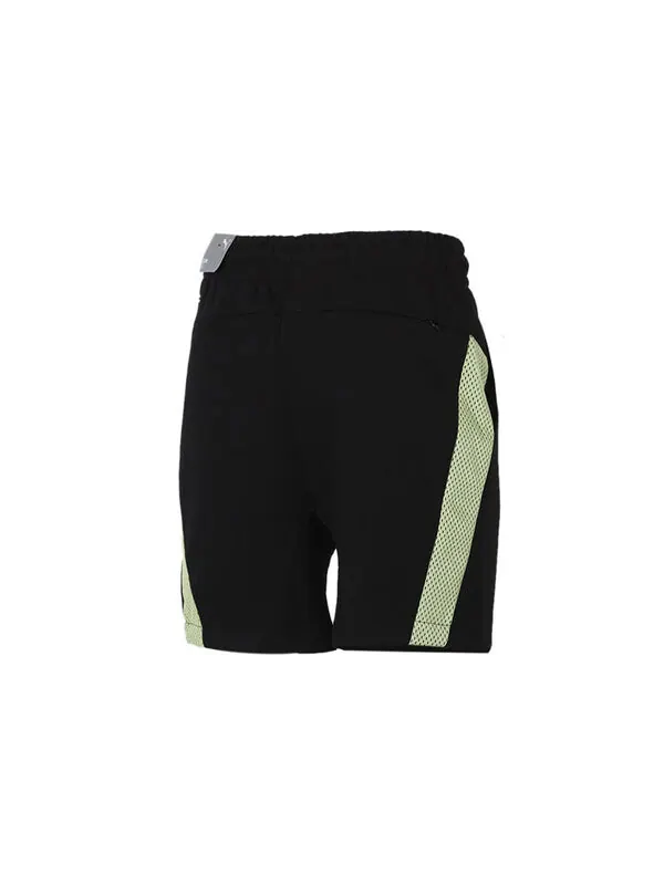 Шорты avenir shorts 'black green' Puma — изображение 2 из 4, черный/зеленый