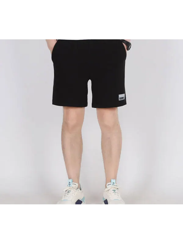 Шорты avenir shorts 'black green' Puma — изображение 3 из 4, черный/зеленый