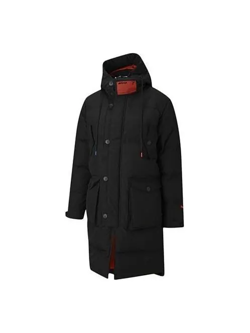 Куртка x attempt padded down jacket 'black red' Puma — изображение 1 из 2, черный/красный