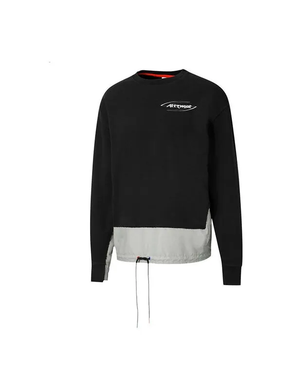 Толстовка x attempt crossover printing splicing casual round neck black Puma — изображение 1 из 2, черный